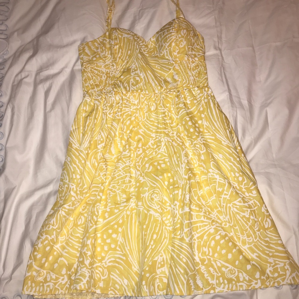 Lilly Pulitzer yellow sundress